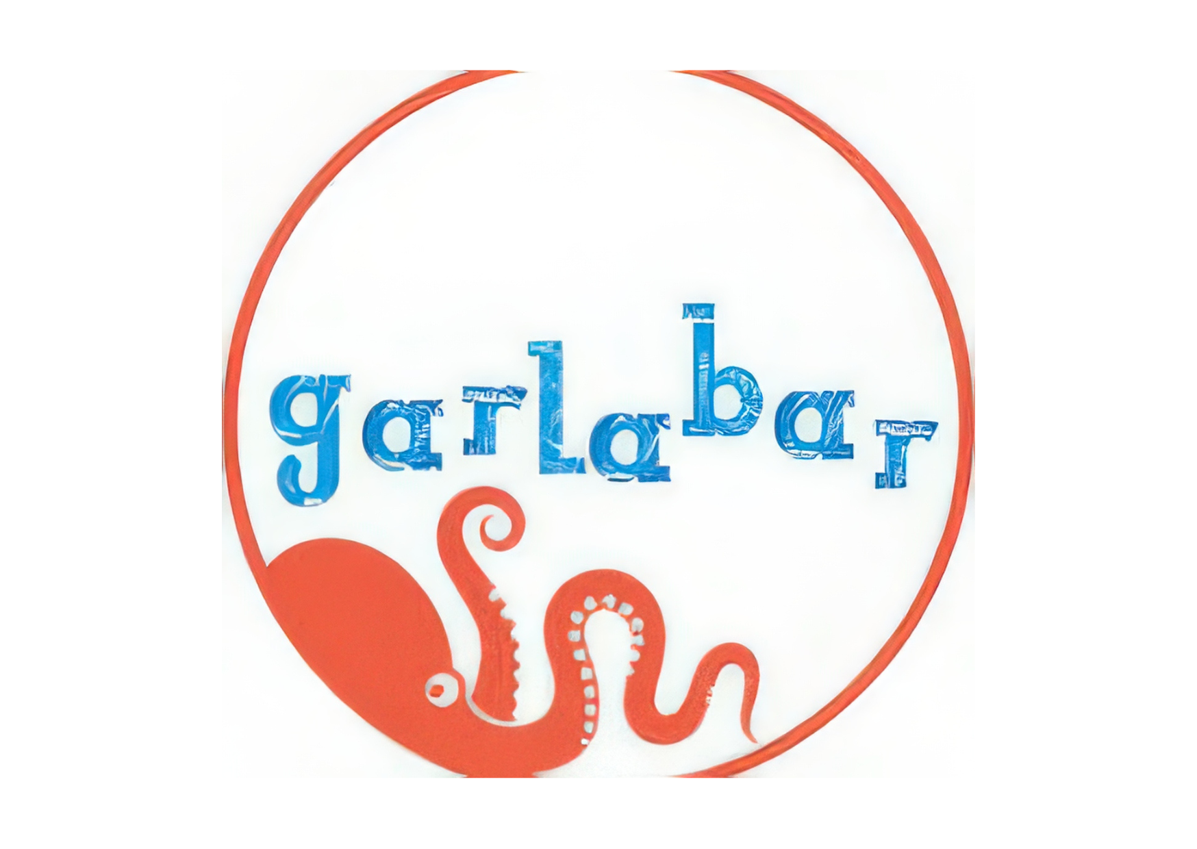 Logo Garlabar restaurant bar à ambiance inspiré de l’univers méditerranéen et marin